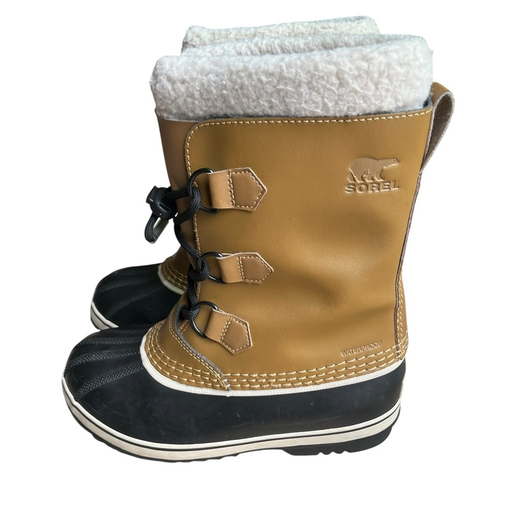 Sorel Brown and Black Snow Boots children’s size 4.